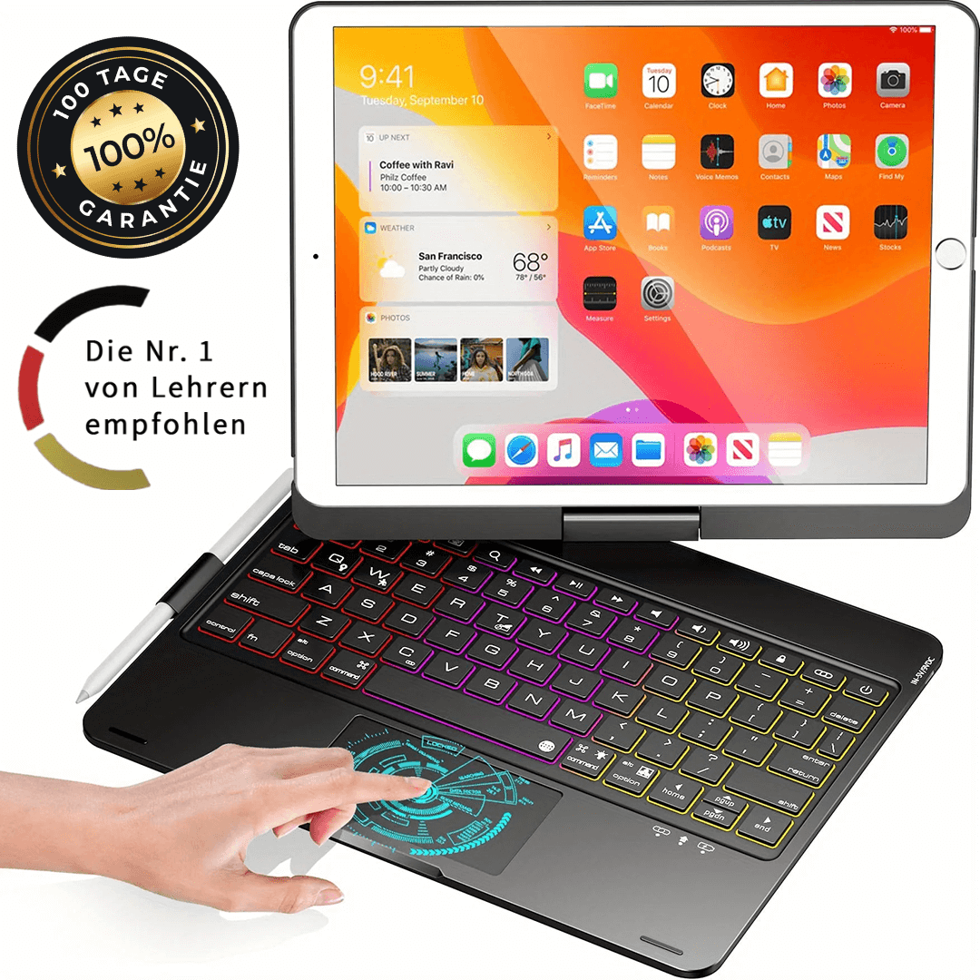 LENEYA ROTATAB - Innovatives Tastaturgehäuse für Dein iPad