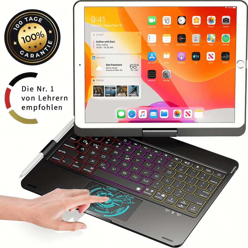 LENEYA ROTATAB - Innovatives Tastaturgehäuse für Dein iPad